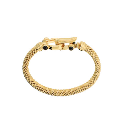 Bracelet Bronzallure en métal doré à l'or fin 18 carats