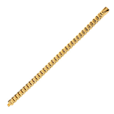 Bracelet Bronzallure en métal doré à l'or fin 18 carats