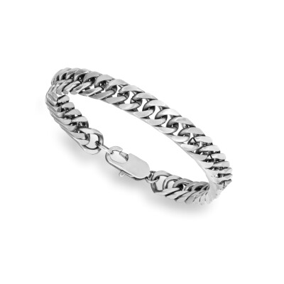 Bracelet en acier maille gourmette