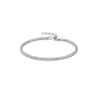 Bracelet en argent et oxyde de zirconium