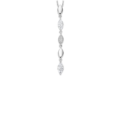 Collier en argent et oxyde de zirconium