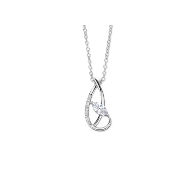 Collier en argent et oxyde de zirconium