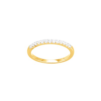 Bague en vermeil et oxyde de zirconium