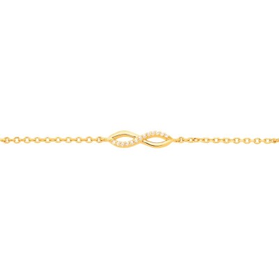 Bracelet en vermeil et oxyde de zirconium