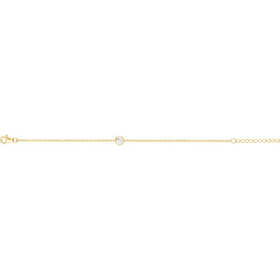 Bracelet en vermeil et oxyde de zirconium