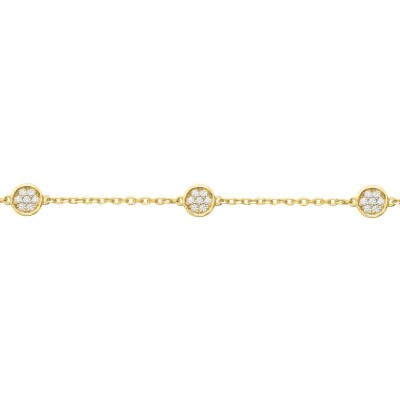 Bracelet en vermeil et oxyde de zirconium
