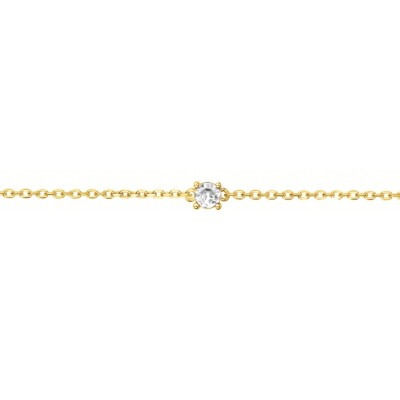 Bracelet en vermeil et oxyde de zirconium