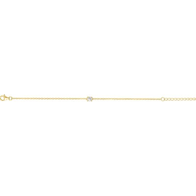 Bracelet en vermeil et oxyde de zirconium