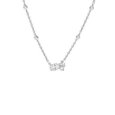 Collier en argent et oxyde de zirconium
