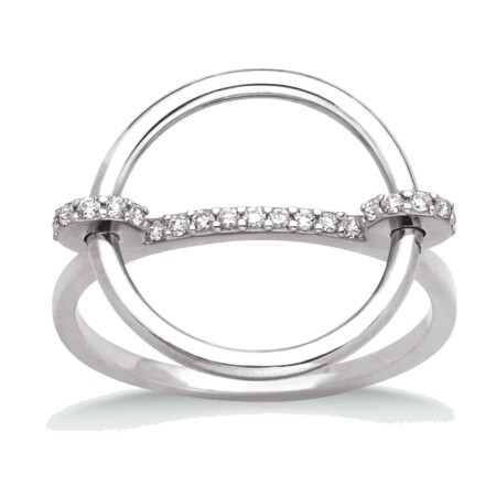 Liste d'envies Bague Saturne ronde, diamants 0,11ct