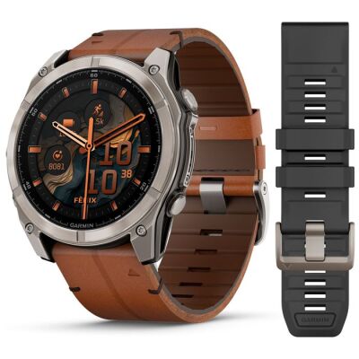 Montre Garmin fēnix® 8 51mm AMOLED Titanium 010-02905-40