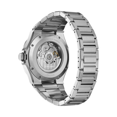 Montre D1 Milano Skeleton Silver Octogonale