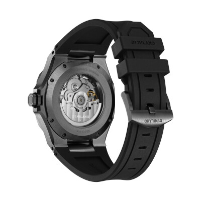 Montre D1 Milano Skeleton Gun Metal Octogonale