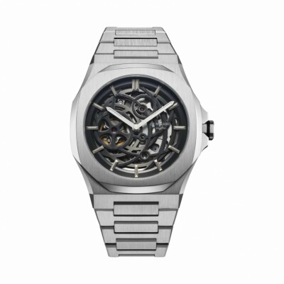 Montre D1 Milano Skeleton Silver