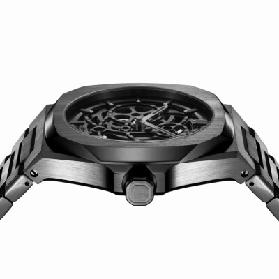 Montre D1 Milano Skeleton Gun Metal