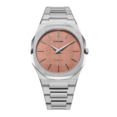 Montre D1 Milano Ultra Thin Salmon