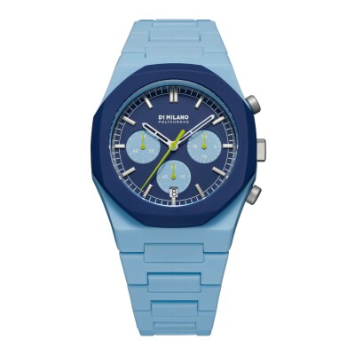 Montre D1 Milano Polychrono Blue Blast