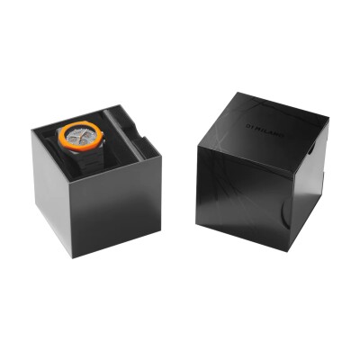Montre D1 Milano Polychrono Orange Blast
