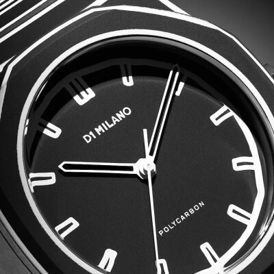 Montre D1 Milano Black Sketch