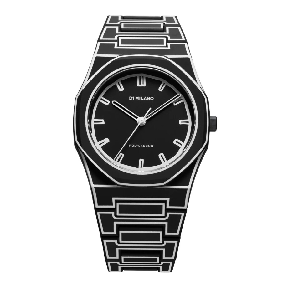 D1 Milano Black Sketch Watch