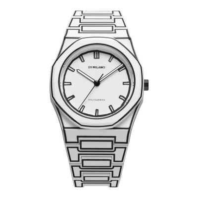 D1 Milano White Sketch Watch