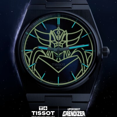 Montre Tissot PRX Powermatic 80 UFO Robot Goldorak Édition Spéciale