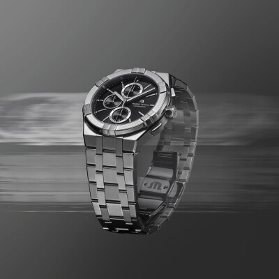 Montre Maurice Lacroix Aikon Quartz Chronographe noire
