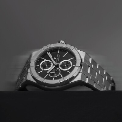 Montre Maurice Lacroix Aikon Quartz Chronographe noire