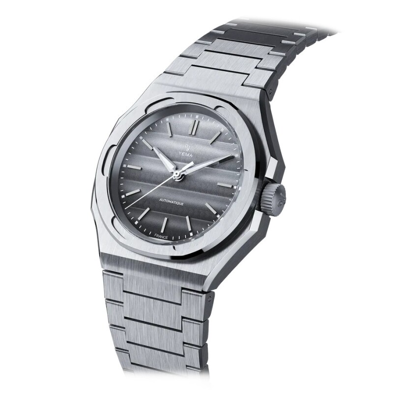 Montre Yema Wristmaster Traveller Noire