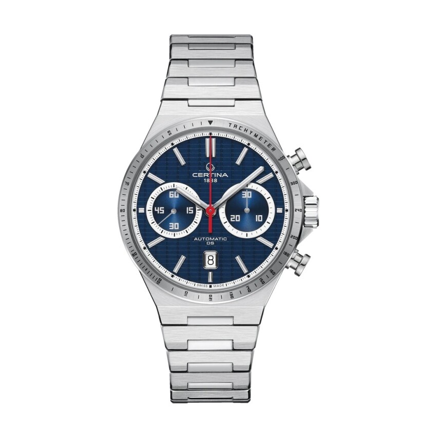 Montre Certina DS-7 Chrono Auto bleu