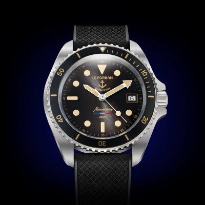 Marseillaise Noir Onyx BRACELET CAOUTCHOUC DIVE BUND®