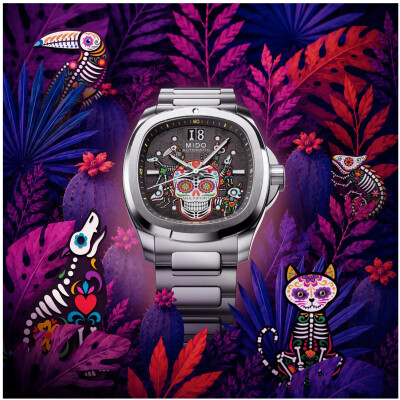 Montre Mido Multifort TV Big Date Alebrijes