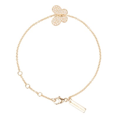 Bracelet Morganne Bello, Baby Boom, en or rose et diamants