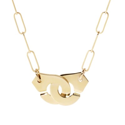 Collier Menottes dinh van moyen modèle en or jaune
