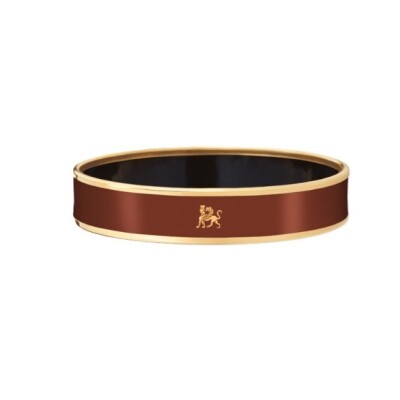 Bracelet cerclé FREYWILLE Monochrome Mademoiselle en email décoré à l'or 24ct