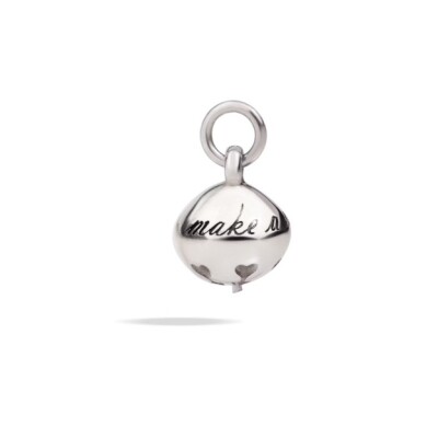 Pendentif Dodo Grelot argent - Make a wish
