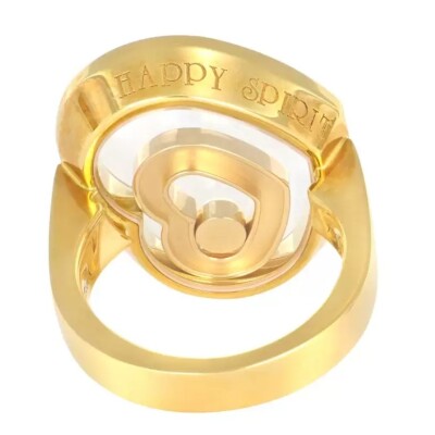 Bague Chopard Happy Spirit or jaune et diamant