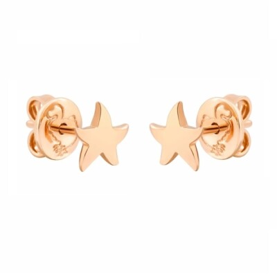 Boucles d'oreilles DoDo Etoile en or rose