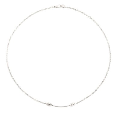 Collier Dodo Nodo en argent, 42cm