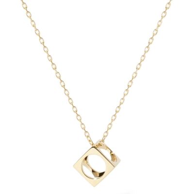 Collier dinh van, Le pavé, petit modèle en or jaune