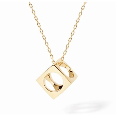 Collier dinh van, Le Pavé, moyen modèle en or jaune