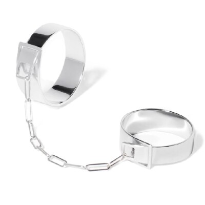 Bague Double argent dinh van x rabanne