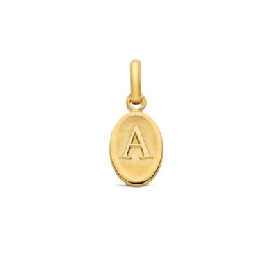 Pendentif Arthus Bertrand Lettre or jaune - A-