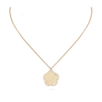 Collier Cesare Pompanon Fiore di Mamma en or jaune et diamants