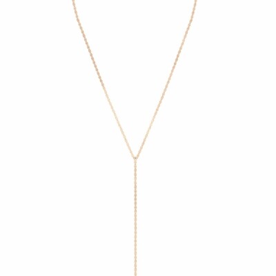 Collier Vanrycke Skin Tatoo cravate en or rose