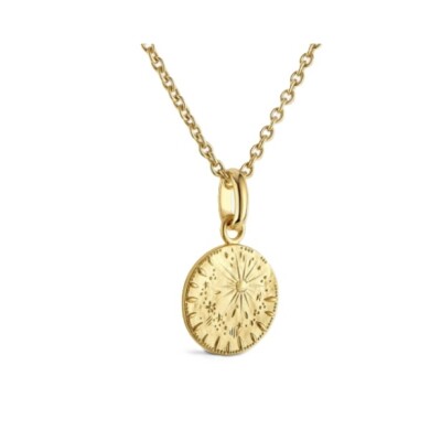 Médaille Arthus Bertrand Pluie d'Etoiles en or jaune poli, 11mm
