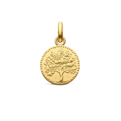 Médaille Arthus Bertrand Arbre de vie en or jaune, 11mm