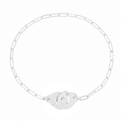 Bracelet dinh van Menottes en or gris, petit modèle, 18cm