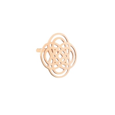 Boucle d'oreille solo Ginette NY Purity en or rose