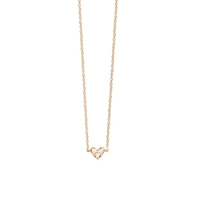 Collier Vanrycke Angie en or rose et diamants